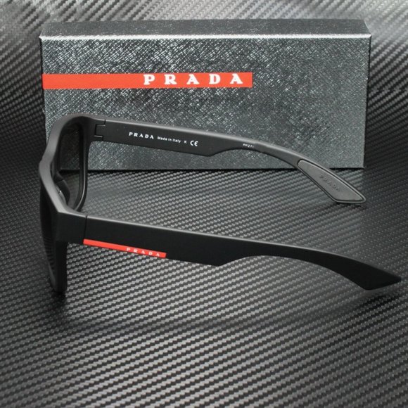 New Prada Men's Black and Grey Gradient Sunglasses - Picture 4 of 4